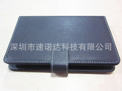 深圳市速諾達科技 廠家直銷多尺寸平板電腦通用鍵盤皮套，優質皮革，批發優選